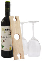 Flaschenaufsatz / Glashalter aus Palettenholz