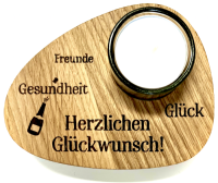 Teelicht "Glückwunsch"