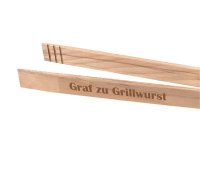 Grillzange mittel „Graf zu Grillwurst“, 50 cm