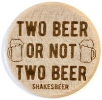 Glasdeckel "Two Beer"