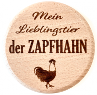 Glasdeckel "Zapfhahn"