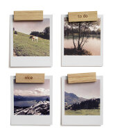 Holzmagnete  "WORDS" 6er- Set