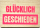 Holzpost Magnet "Glücklich geschieden"